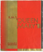 R.M.S. QUEEN MARY Cunard White Star Brochure 1936